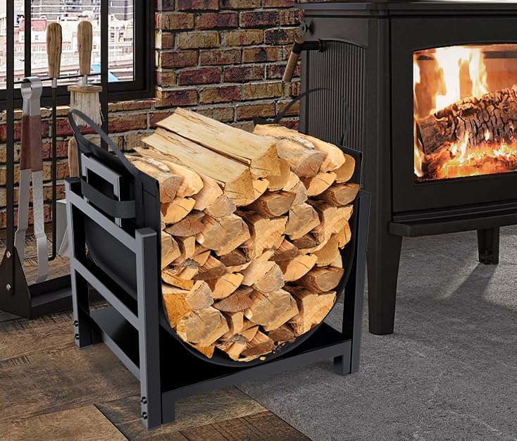 Modern, Indoor Firewood Rack