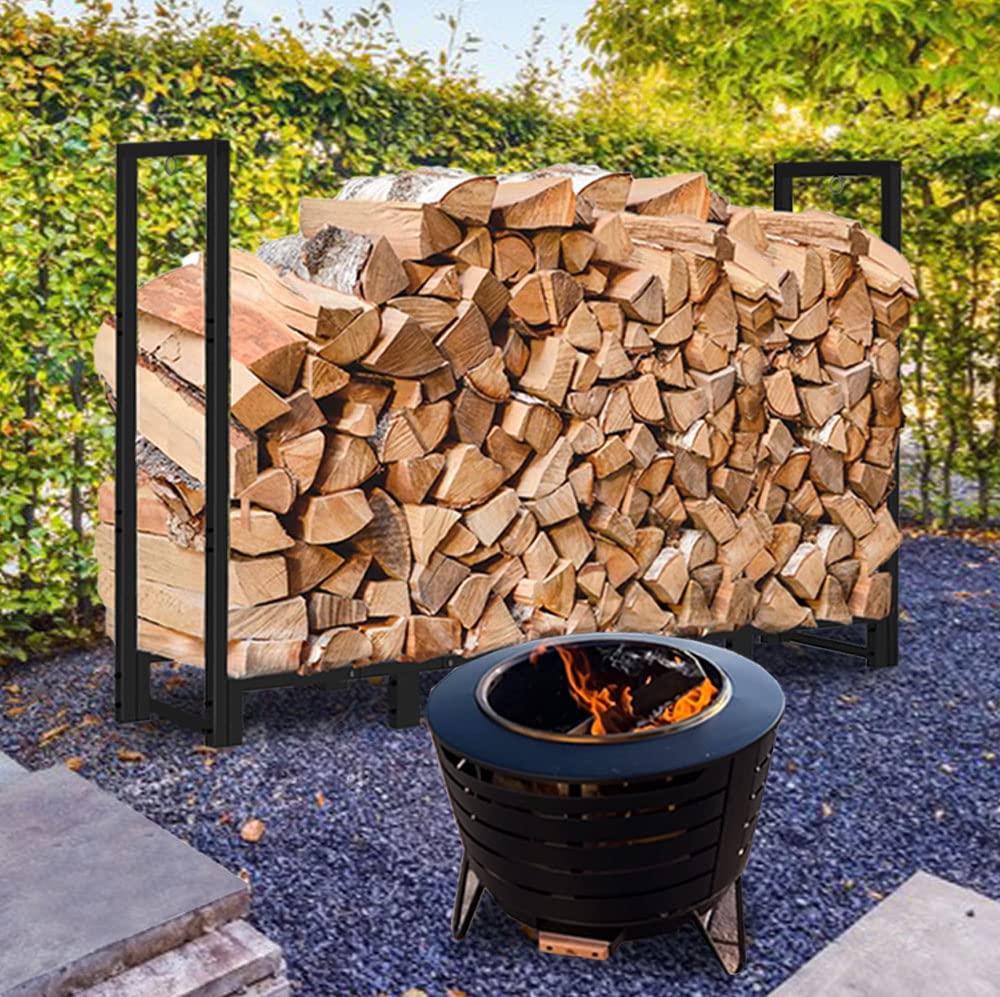 Outdoor Firewood Rack - 4Ft