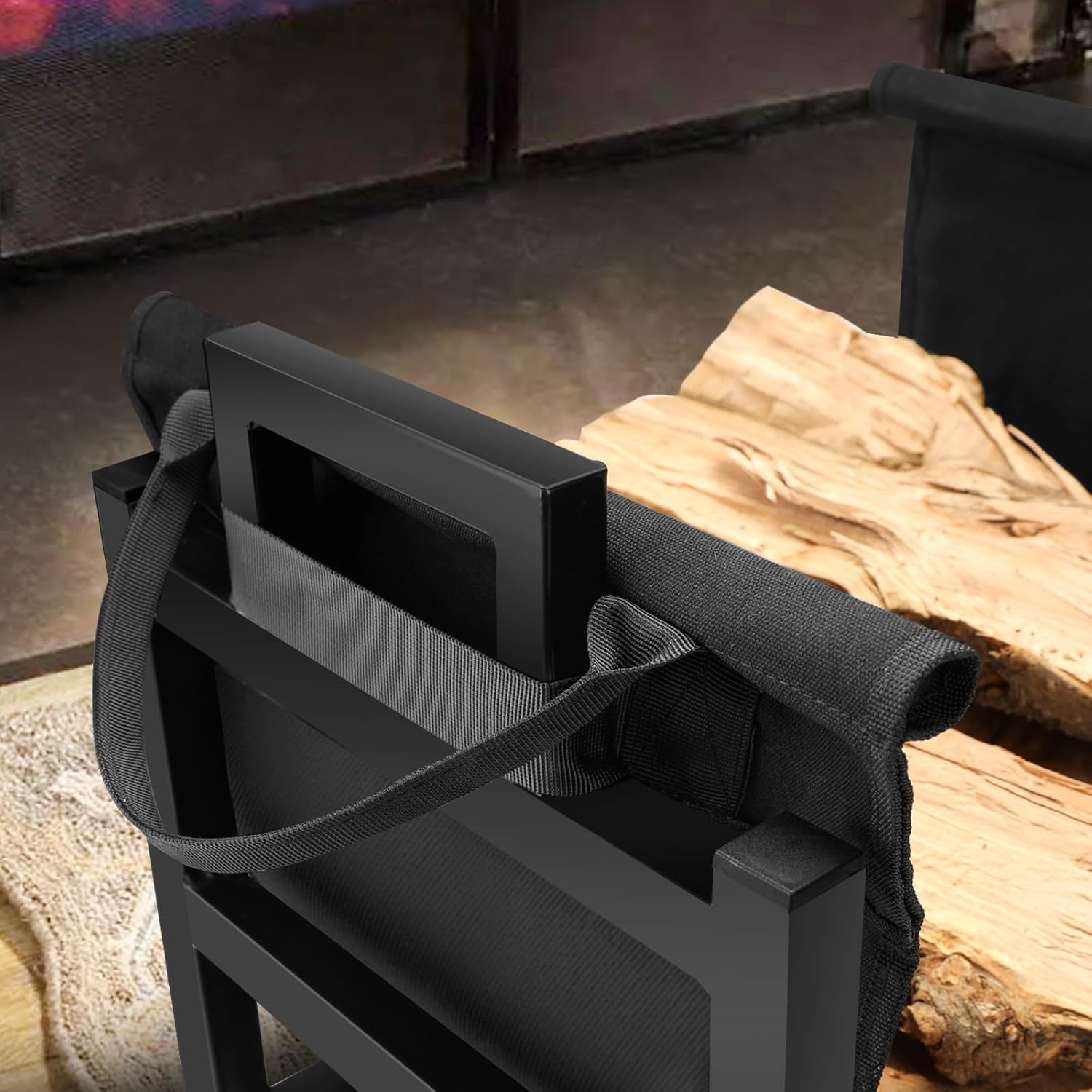 Modern, Indoor Firewood Rack